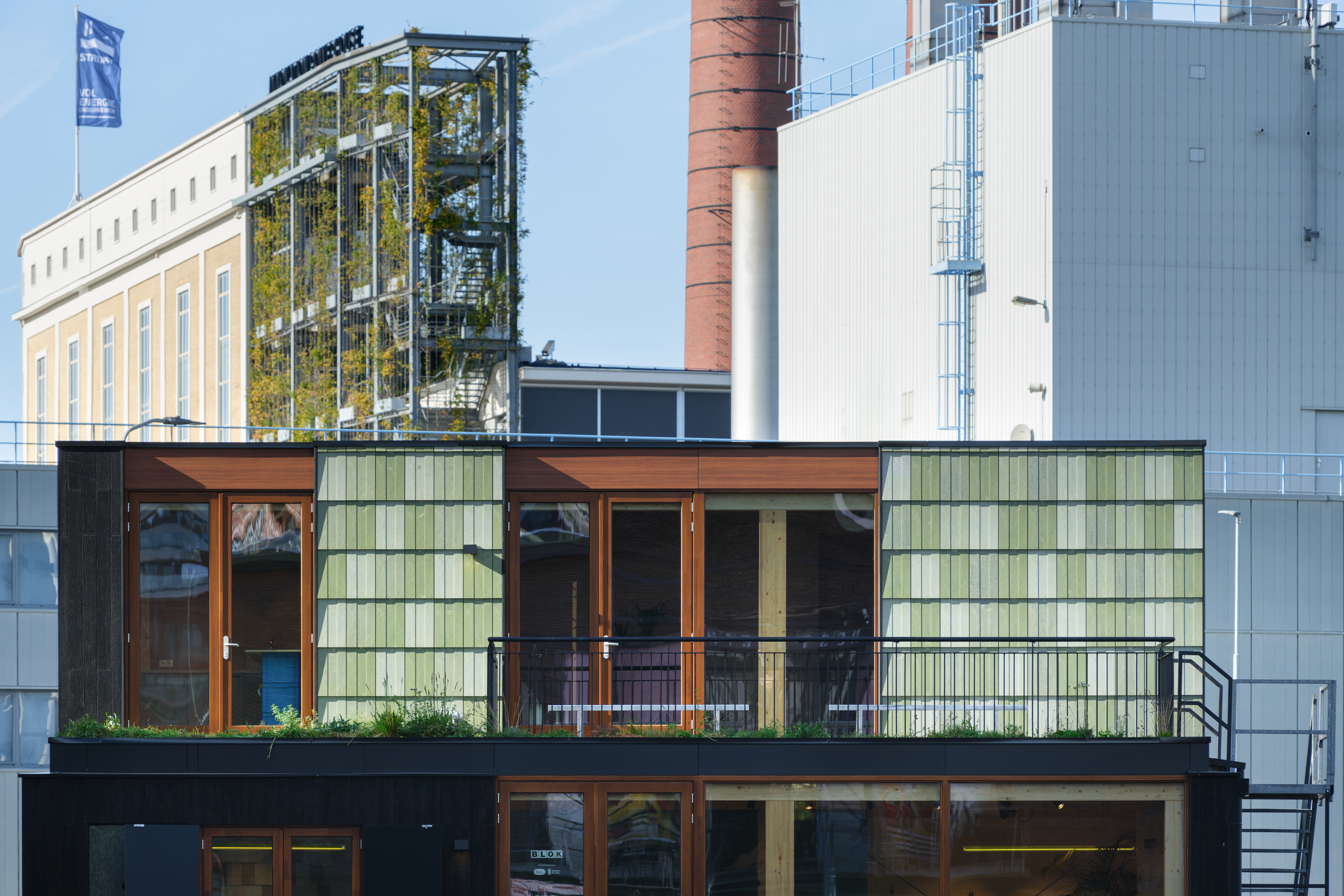 PVT-warmtepomp maakt verplaatsbaar paviljoen BLOK op duurzame manier warm