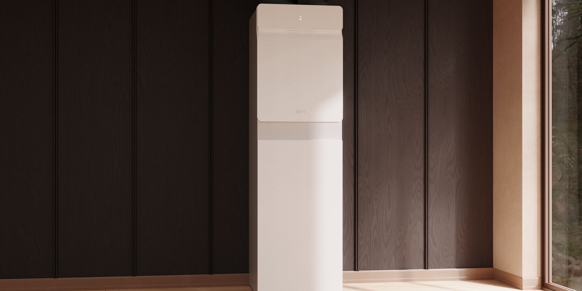 Een binnenwarmtepomp die niet alleen ventilatie- maar ook buitenlucht gebruikt