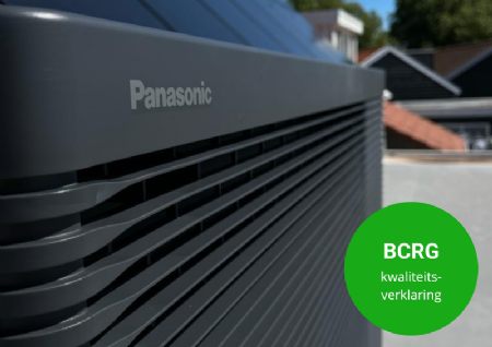 Nieuw in BCRG-database: kwaliteitsverklaringen Panasonic Aquarea K-serie