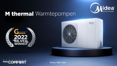 De M-Thermal warmtepompen ontvangt zilveren prijs!