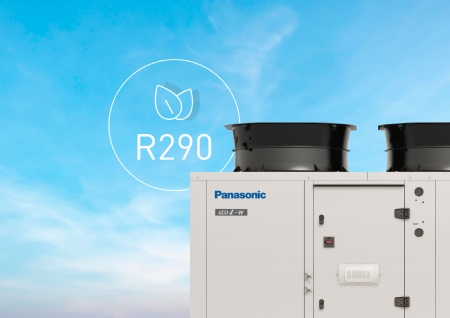 Nieuwe Panasonic R290 lucht-water warmtepompen met capaciteiten van 50 tot 80 kW