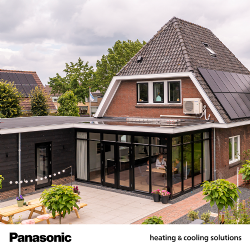 Panasonic levert totaal oplossing voor verwarmen en koelen luxe gerenoveerde woning in Voorthuizen