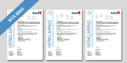 KIWA NTA 8800-kwaliteitsverklaringen voor 5 kW-, 7 kW- en 9 kW-modellen van Aquarea J Generatie