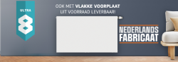 De ULTRA 8 radiatoren met vlakke voorplaat zijn nu ook uit voorraad leverbaar