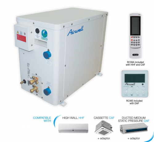 Airwell GCAO watergekoeld airconditioning split systeem