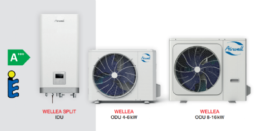 Airwell warmtepompen split (4 - 16 kW)