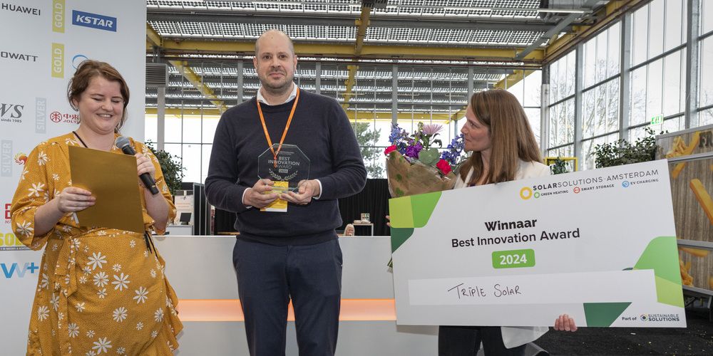 Triple Solar wint Best Innovation Award met warmtebatterij