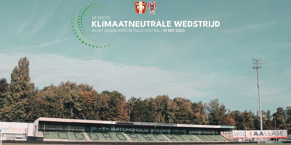 FC Dordrecht organiseert de eerste professionele klimaatneutrale voetbalwedstrijd in Nederland