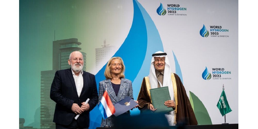 Rotterdamse groene waterstofhubfunctie krijgt vorm met intentieverklaring met Saoedi-Arabië