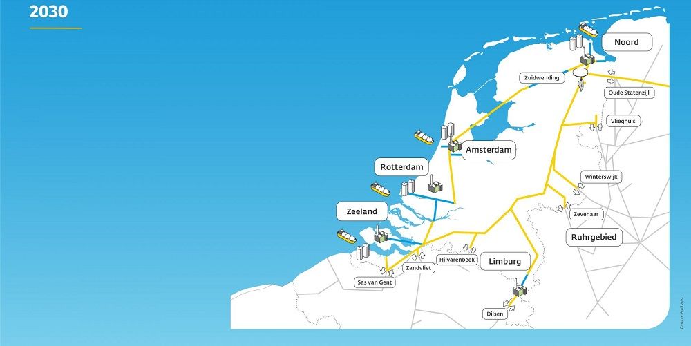 Gasunie officieel aangewezen om Nederlands waterstofnetwerk aan te gaan leggen