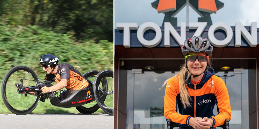 De sponsoring: Tonzon, Yara van Kerkhof en Johan Reekers