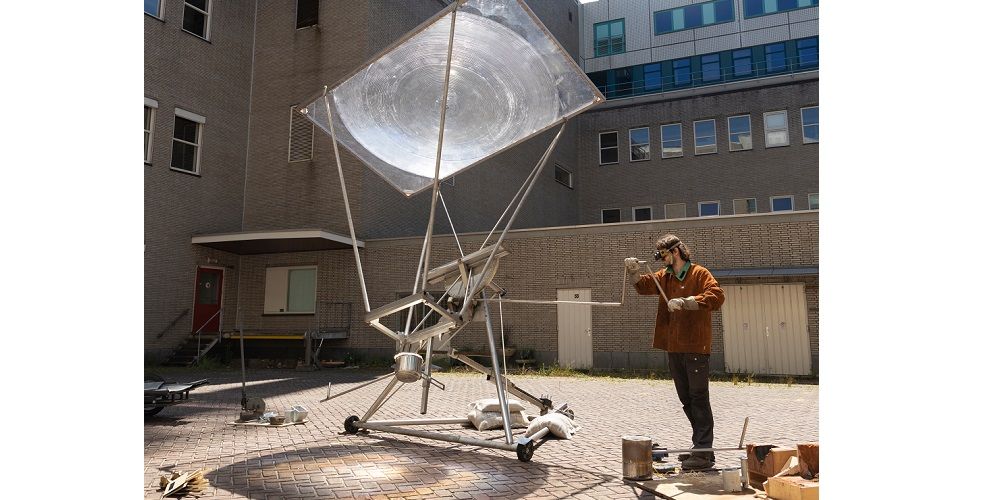 Metalen smelten met zonnewarmte