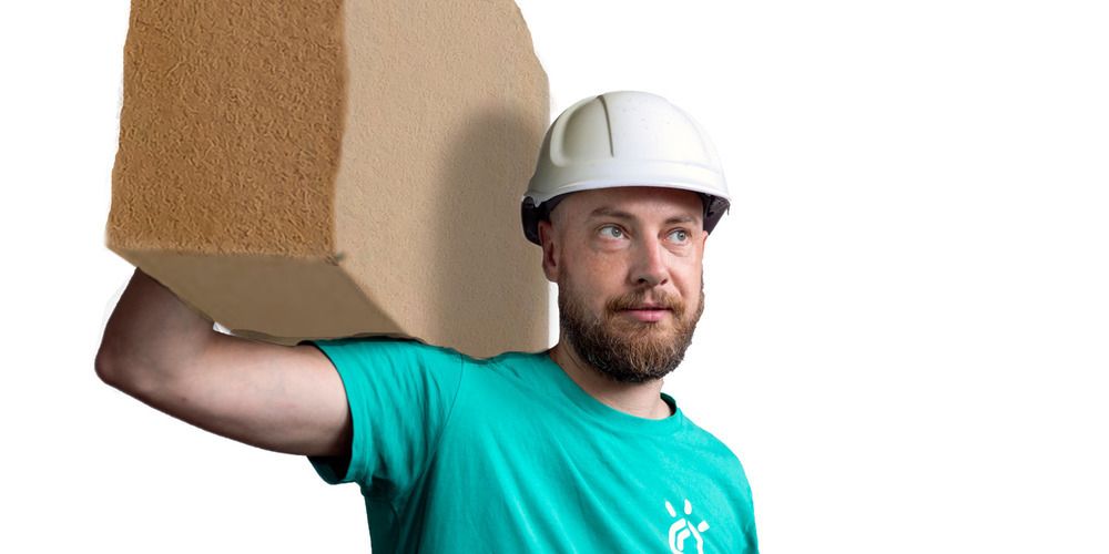 Je huis in een groen jasje