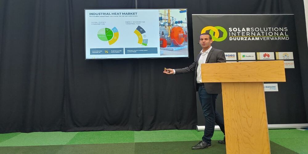 Warmteopslag voor industriële toepassingen zoals stoom