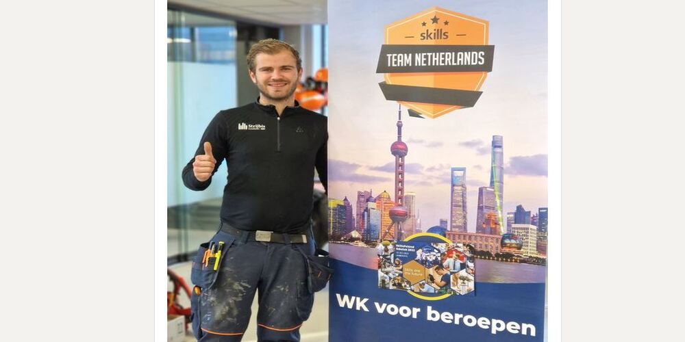 Sam Strijbis tweede op Internationale Worldskills